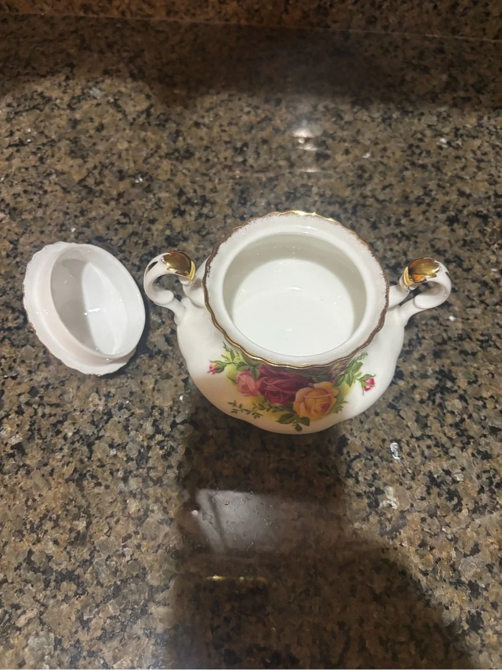 Vintage Royal Albert Old Country Rose Creamer, Sugar Bowl & Gravy Boat Set